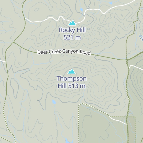 Map of Thompson Hill