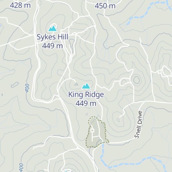 Map of King Ridge