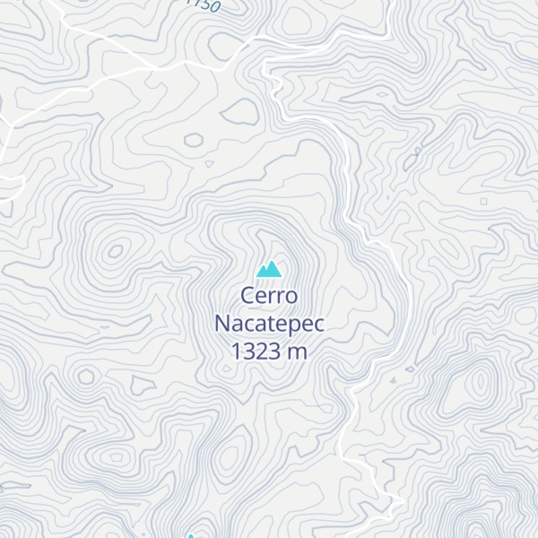 Map of Cerro Nacatepec