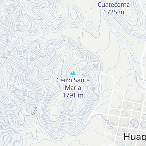 Map of Cerro Santa Maria