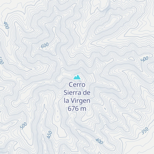 Map of Cerro Sierra de la Virgen