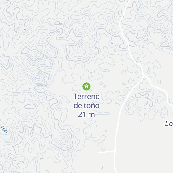 Map of Terreno de toño