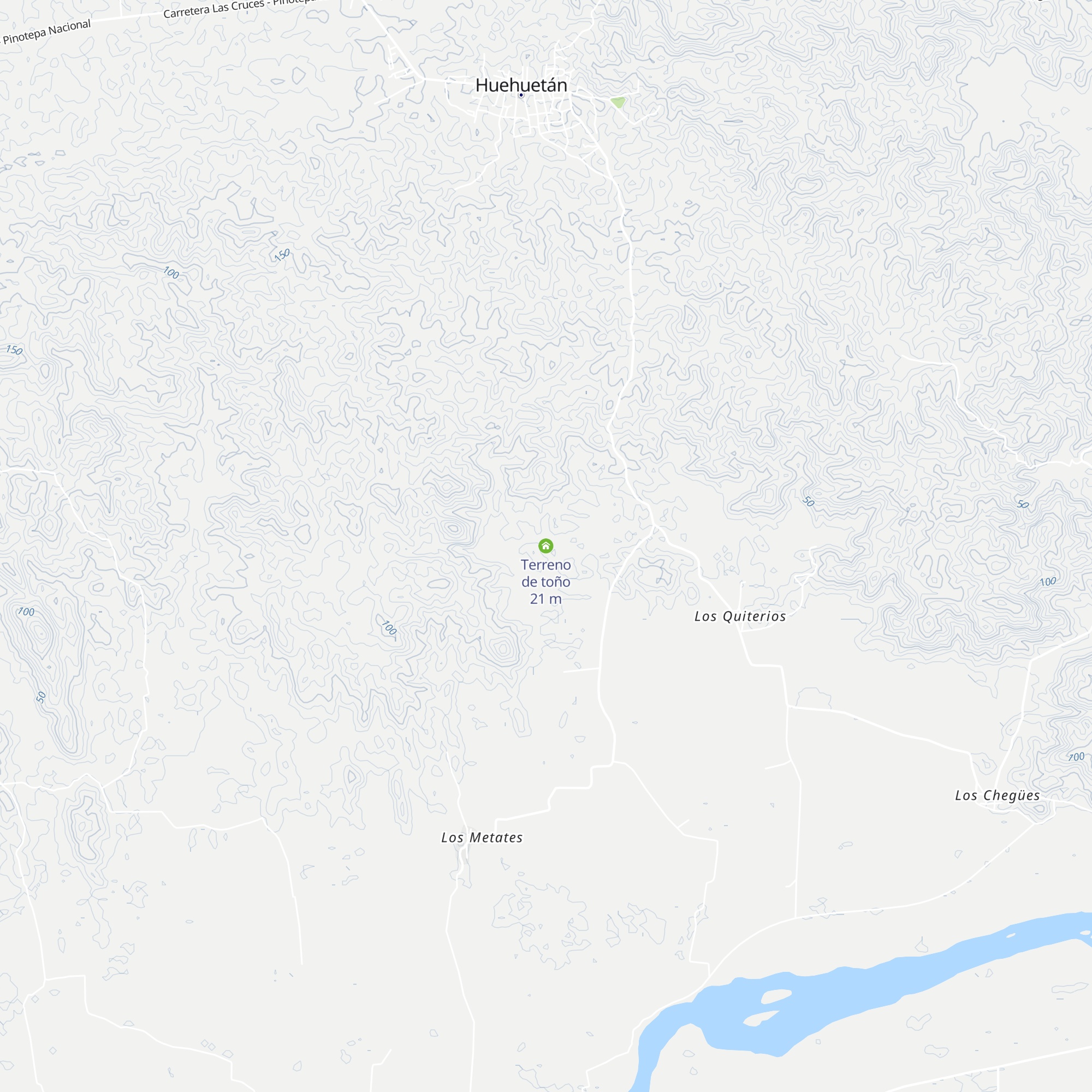 Terreno de toño map