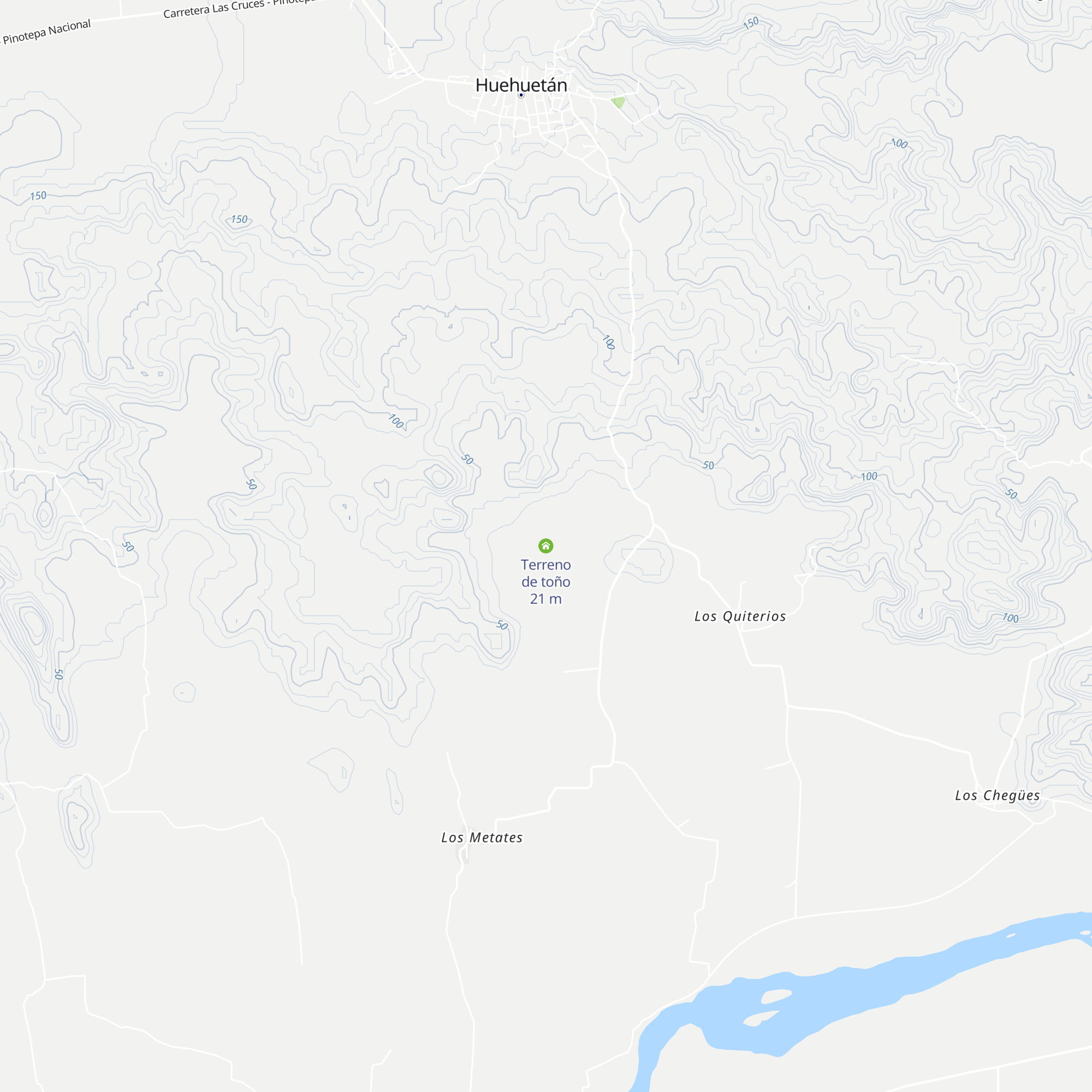 Terreno de toño map