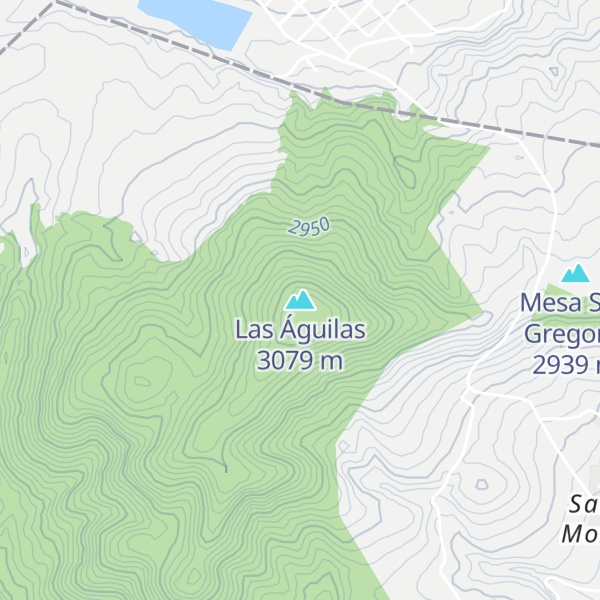 Map of Las Águilas