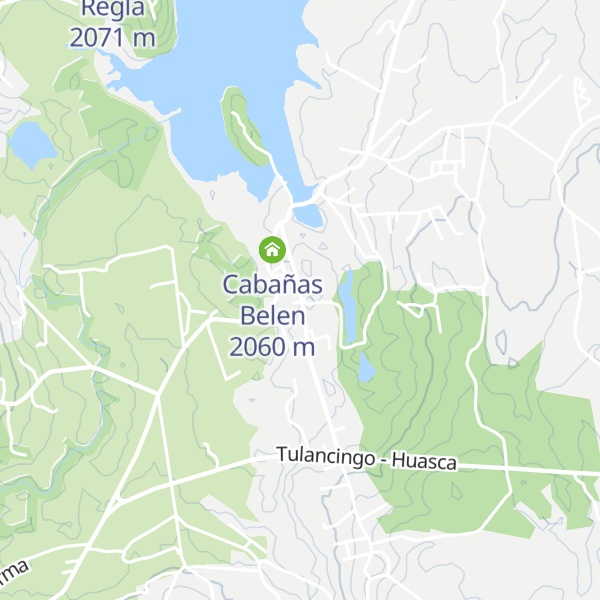 Map of Cabañas Doña Anita