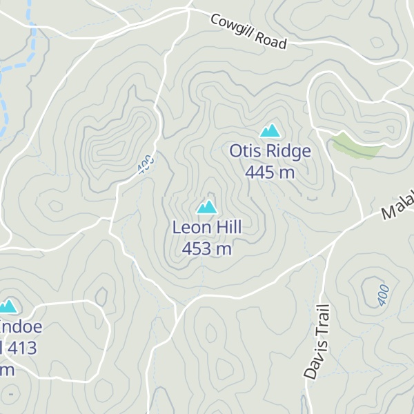 Map of Leon Hill
