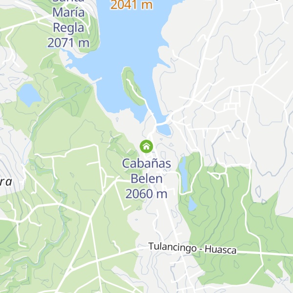 Map of Cabañas Belen