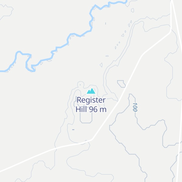 Map of Register Hill
