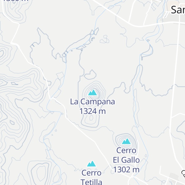 Map of La Campana