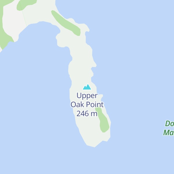 Map of Upper Oak Point
