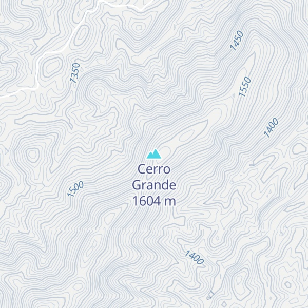Map of Cerro Grande