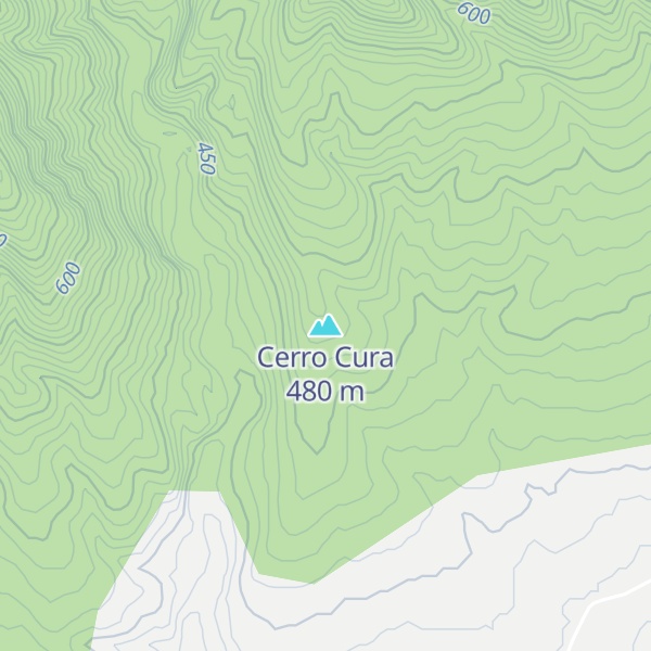 Map of Cerro Cura