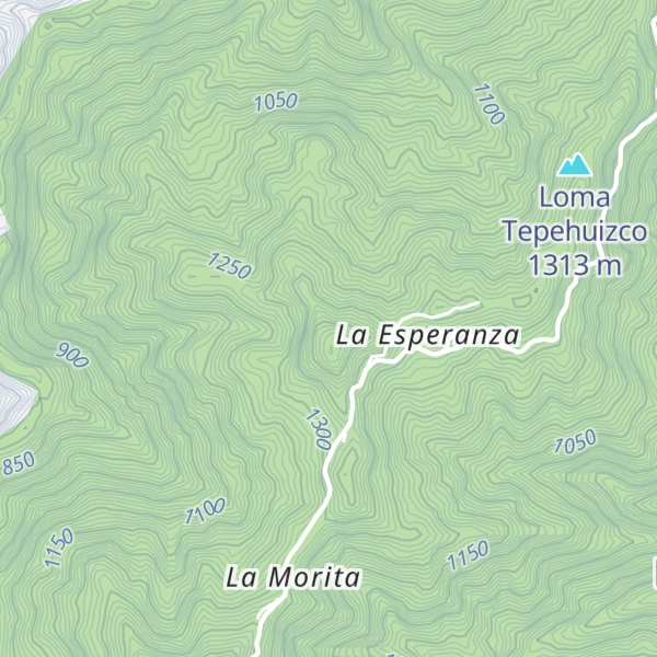 Map of Cerro San Gabriel