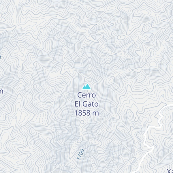 Map of Cerro El Gato