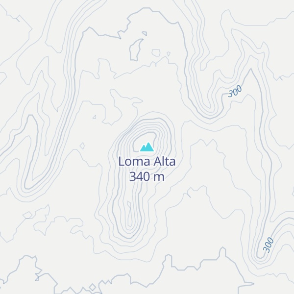 Map of Loma Alta