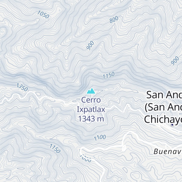 Map of Cerro Ixpatlax