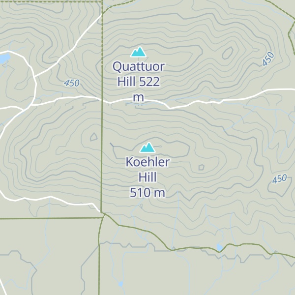 Map of Koehler Hill