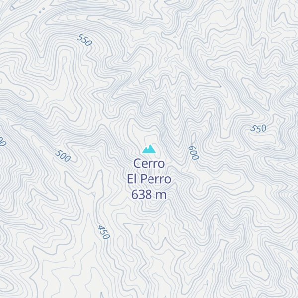 Map of Cerro El Perro