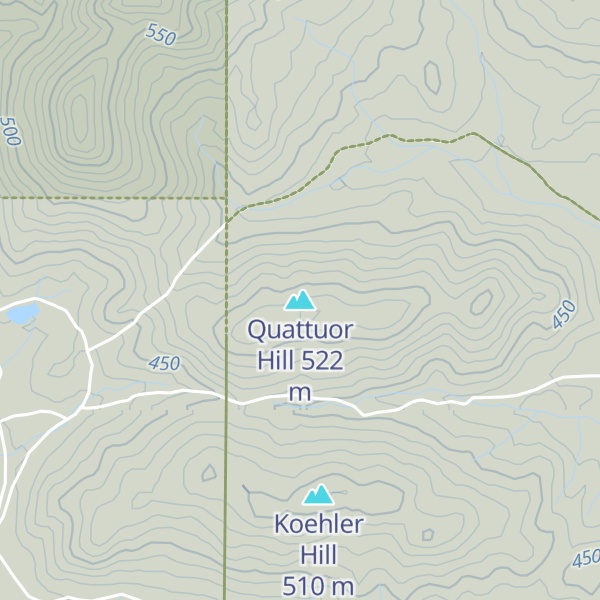 Map of Quattuor Hill