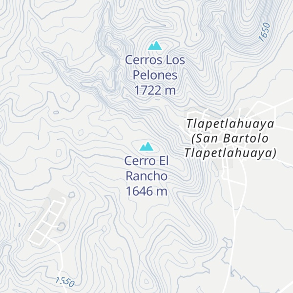 Map of Cerro El Rancho
