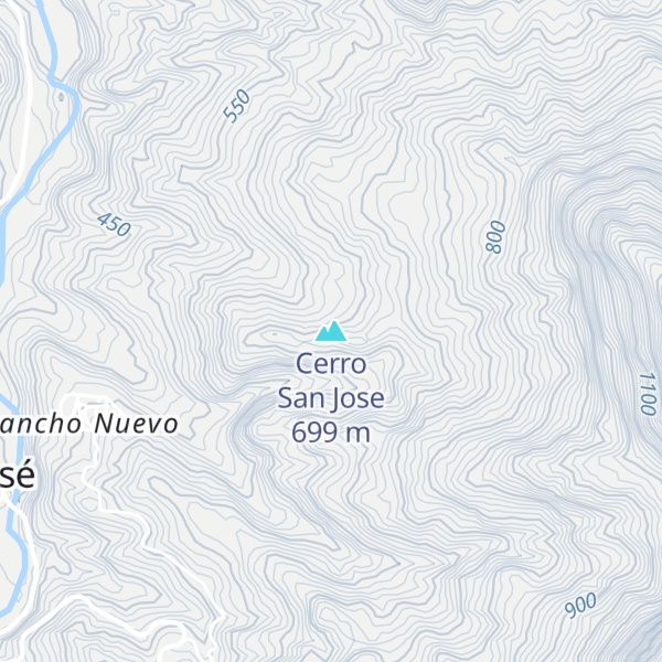 Map of Cerro San Jose