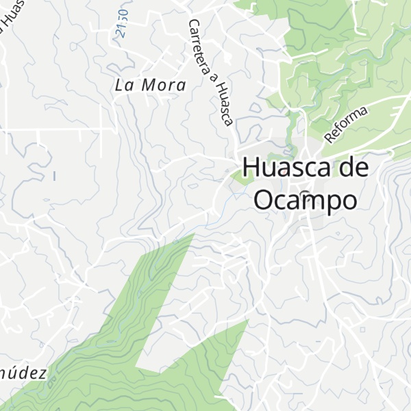 Map of Cabañas Rincón Escondido