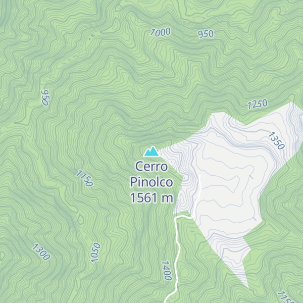 Map of Cerro Pinolco
