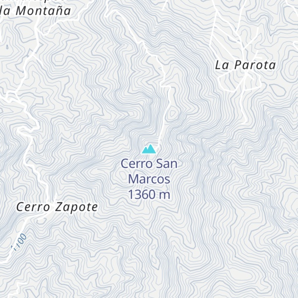 Map of Cerro San Marcos