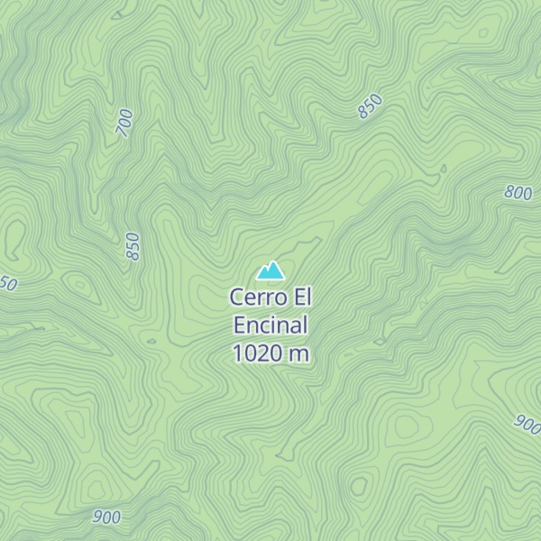 Map of Cerro El Encinal