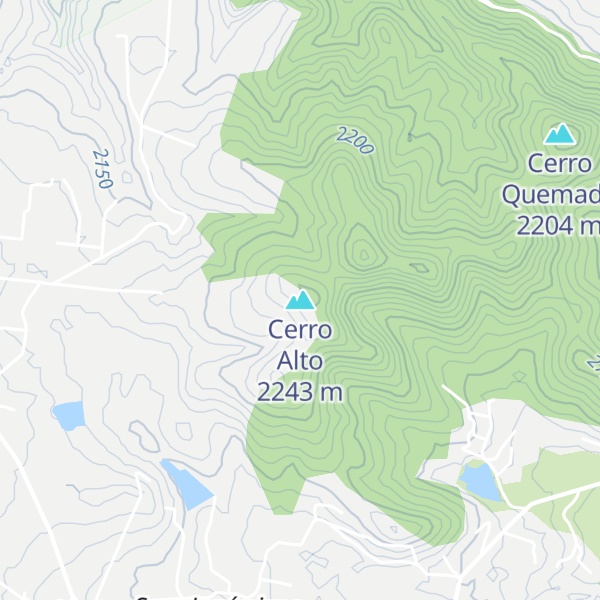 Map of Cerro Alto