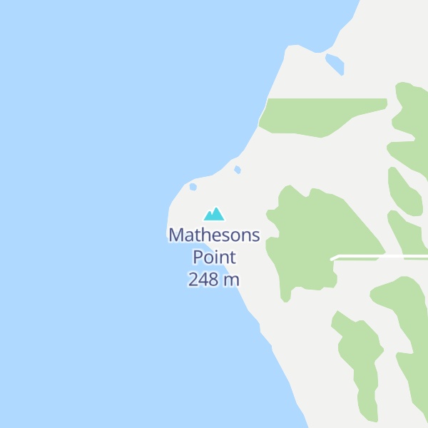 Map of Mathesons Point