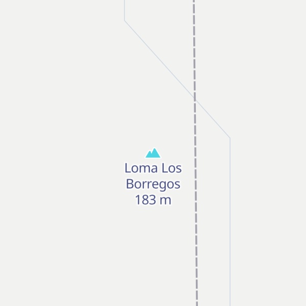 Map of Loma Los Borregos