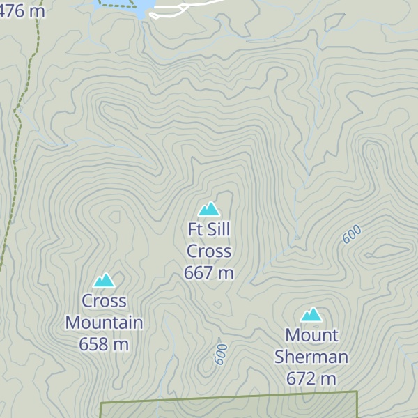 Map of Ft Sill Cross