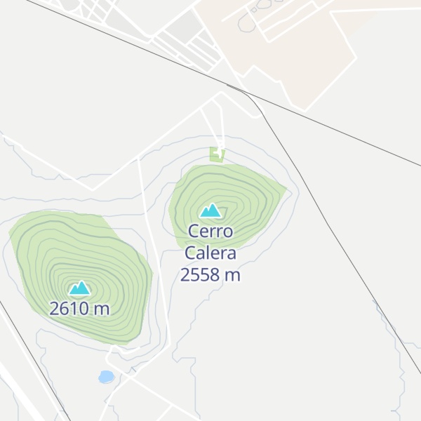 Map of Cerro Calera