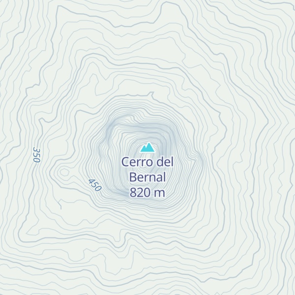 Map of Cerro del Bernal