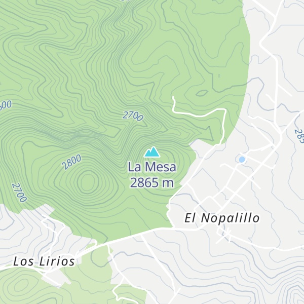 Map of La Mesa