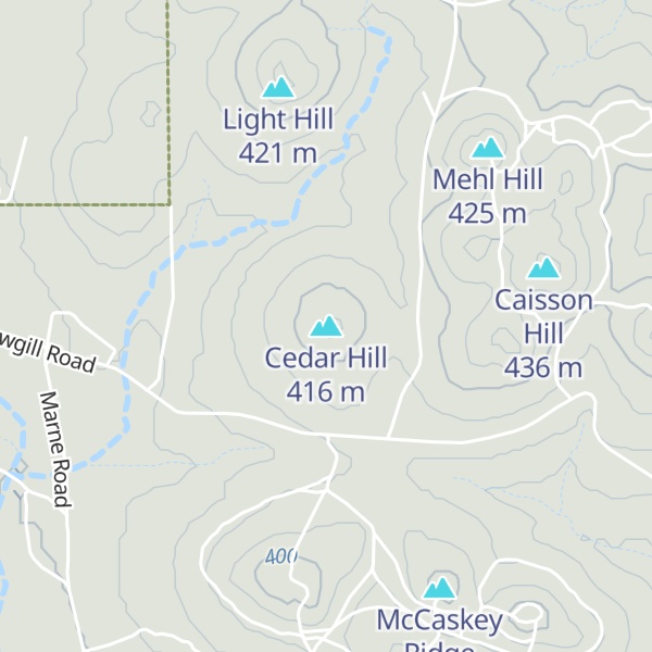 Map of Cedar Hill