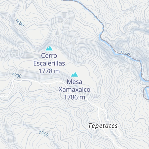 Map of Mesa Xamaxalco