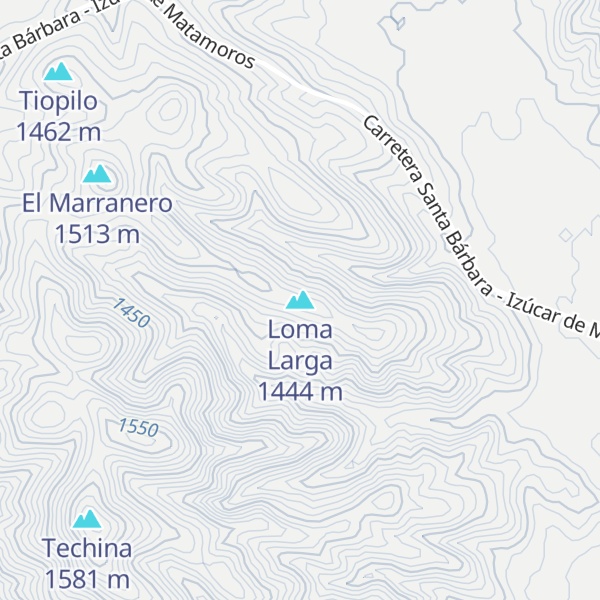 Map of Loma Larga