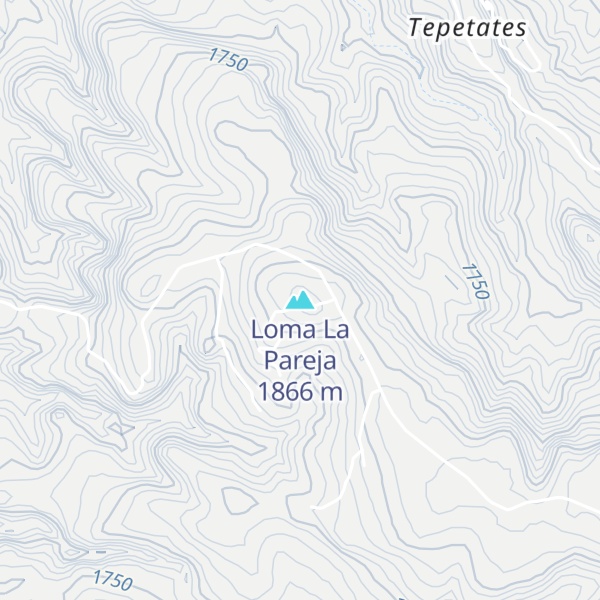 Map of Loma La Pareja