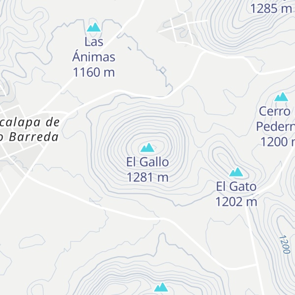 Map of El Gallo