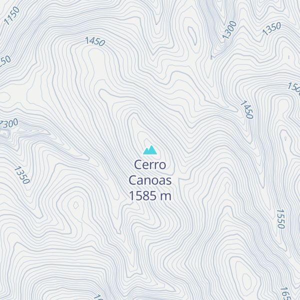 Map of Cerro Canoas