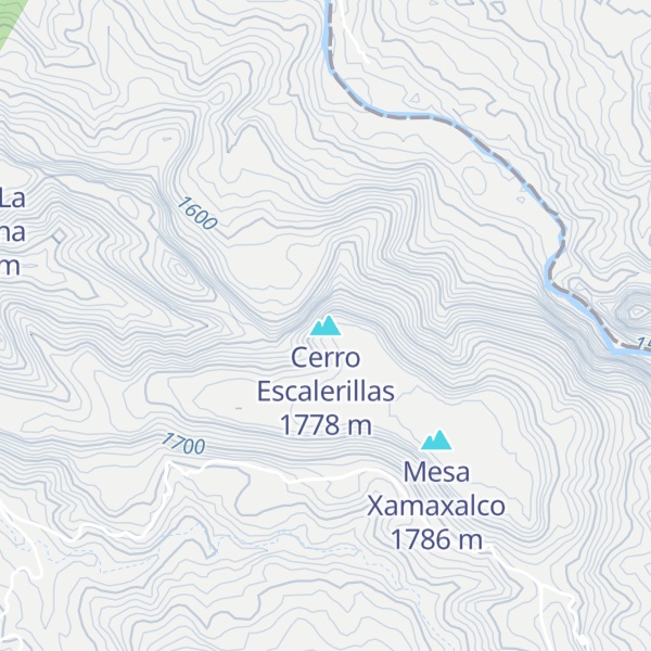 Map of Cerro Escalerillas