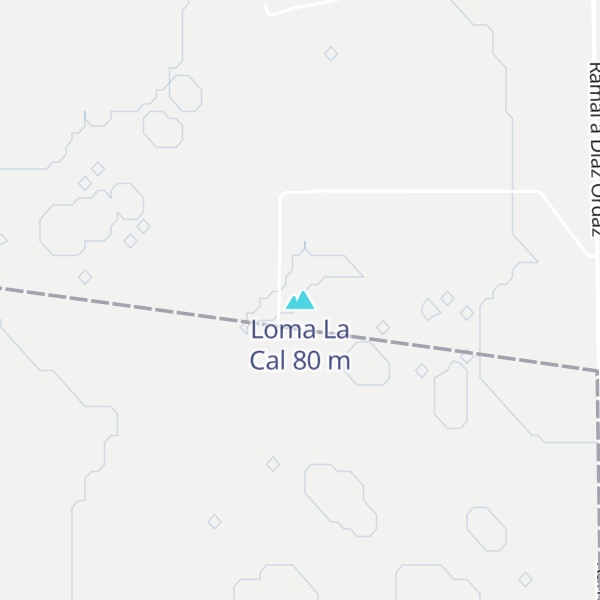 Map of Loma La Cal