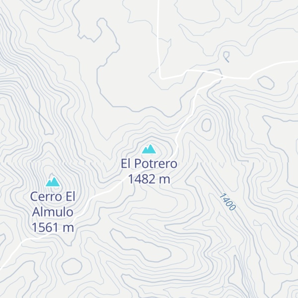 Map of El Potrero
