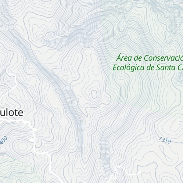 Map of Cerro Tecamoyo