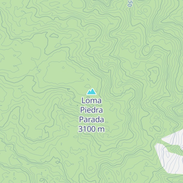 Map of Loma Piedra Parada