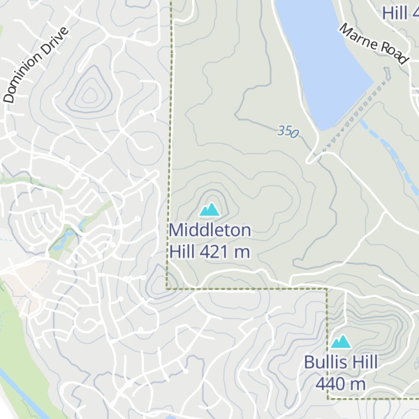 Map of Middleton Hill