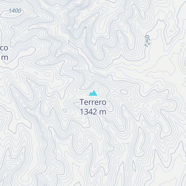 Map of Terrero